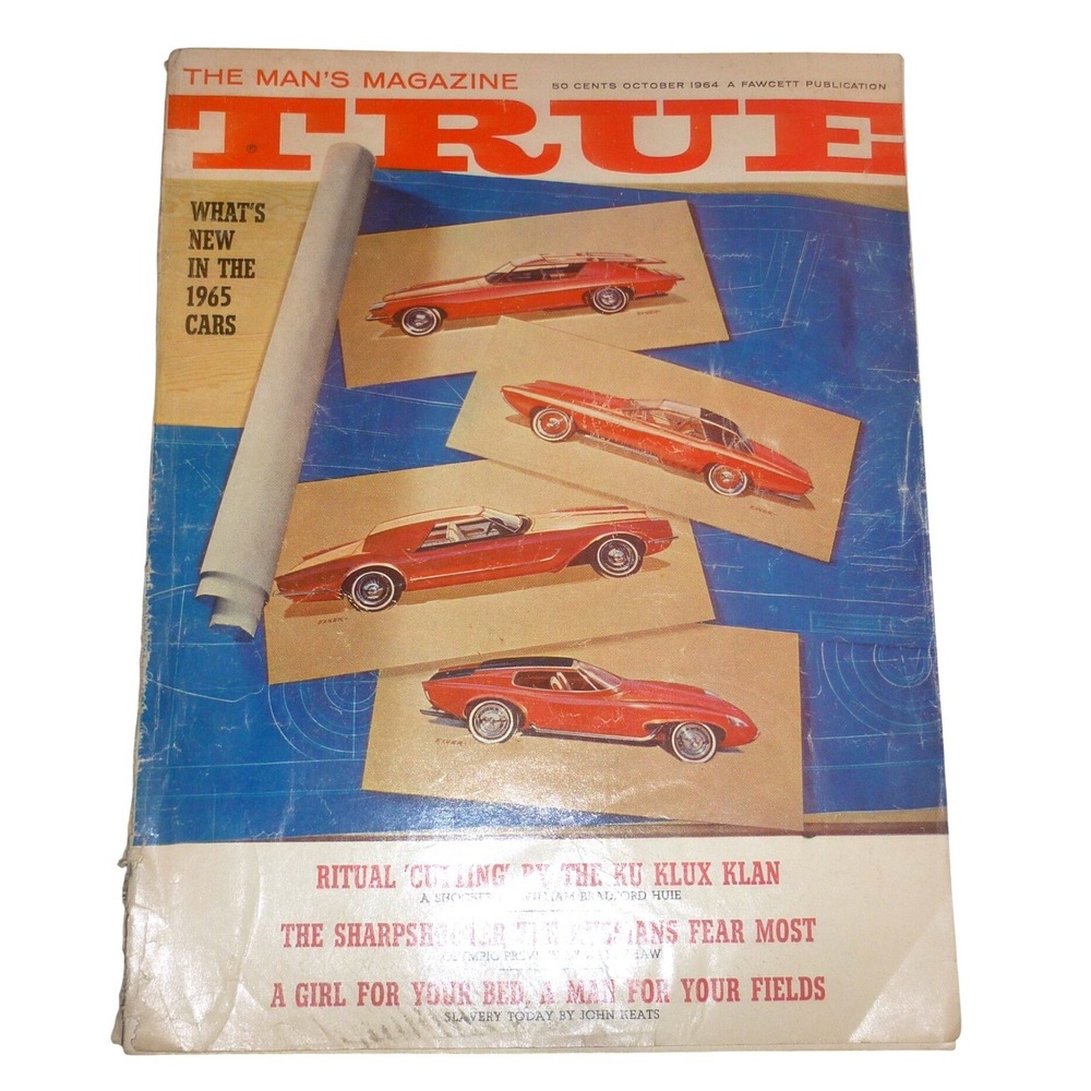 Vintage True The Mans Magazine October 1964 1965 Cars Issue Tokyo Olympics